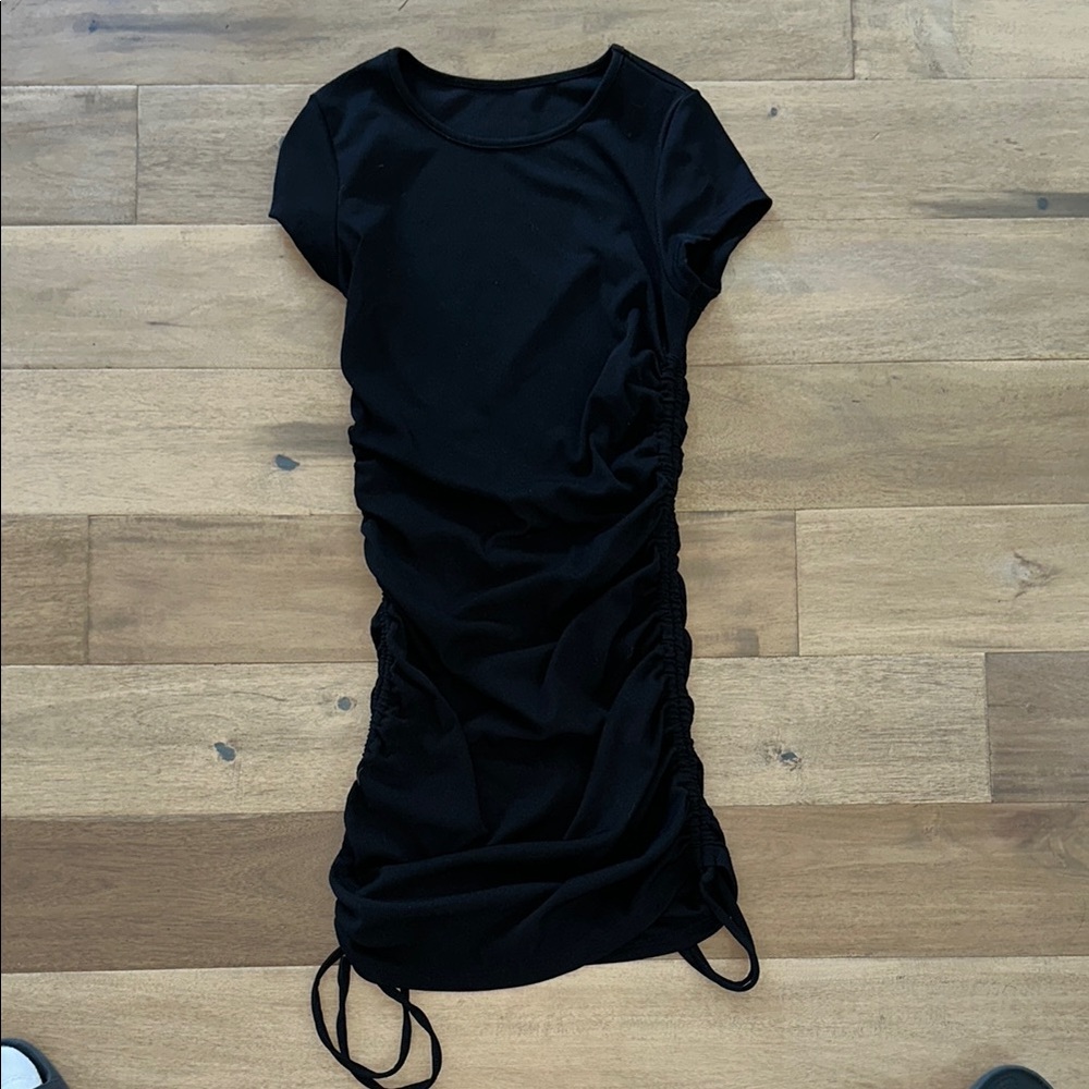 Black Ruched Dress size small